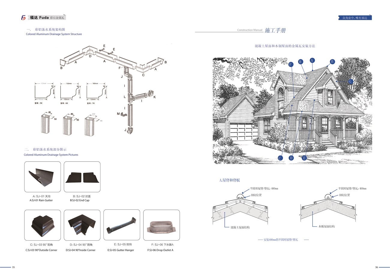 經(jīng)典金屬瓦(七波)